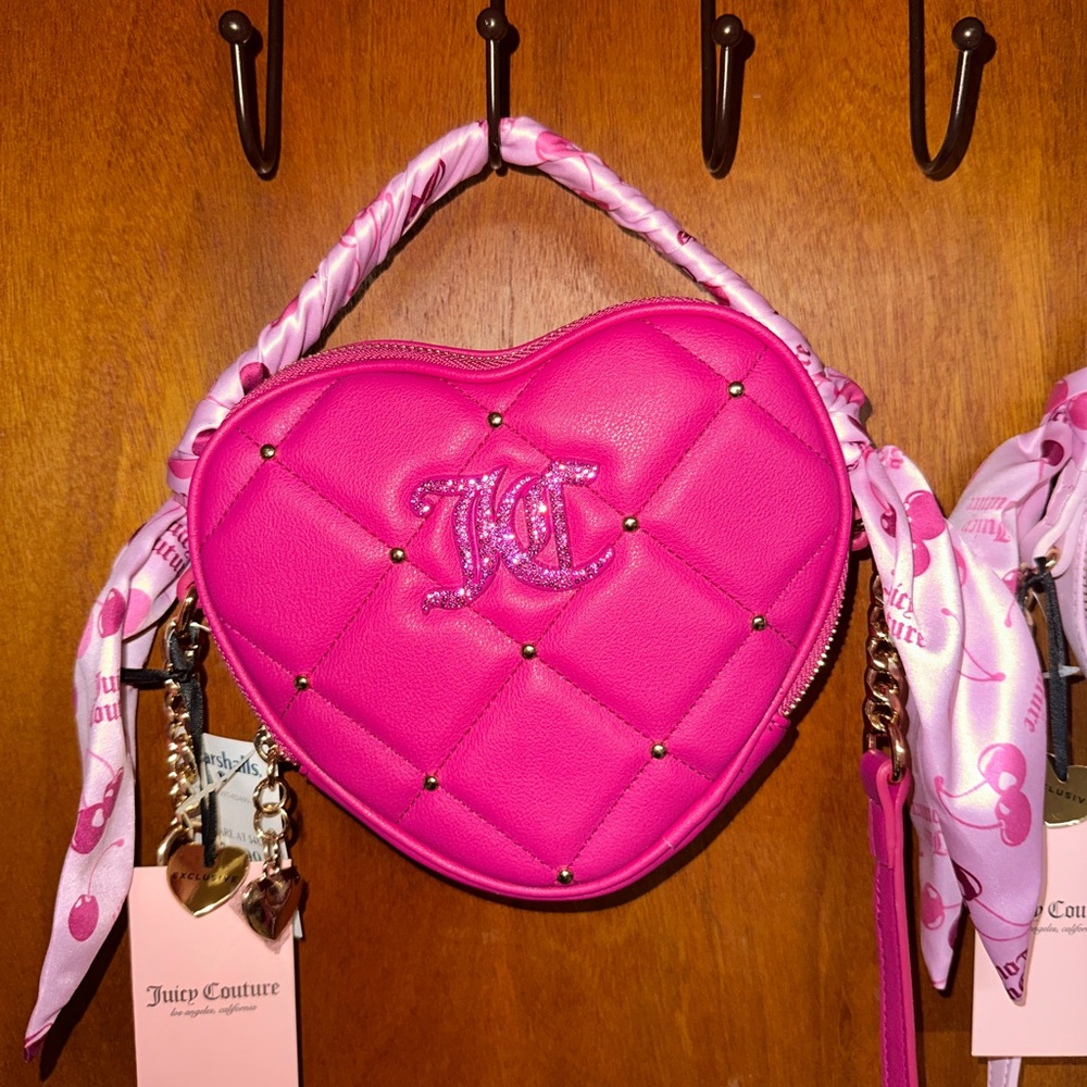 Juicy Couture Pink Heart-Shaped Bag